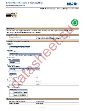 7882A 0081000 datasheet  